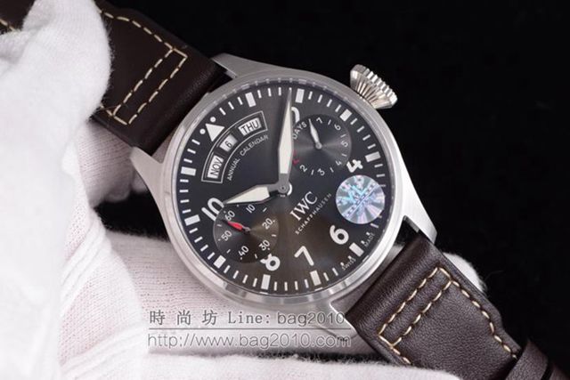 IWC手錶 V2升級版 IW502708 大型日曆顯示窗時計 萬國表高版本新款男表 萬國機械男士腕表  hds1244